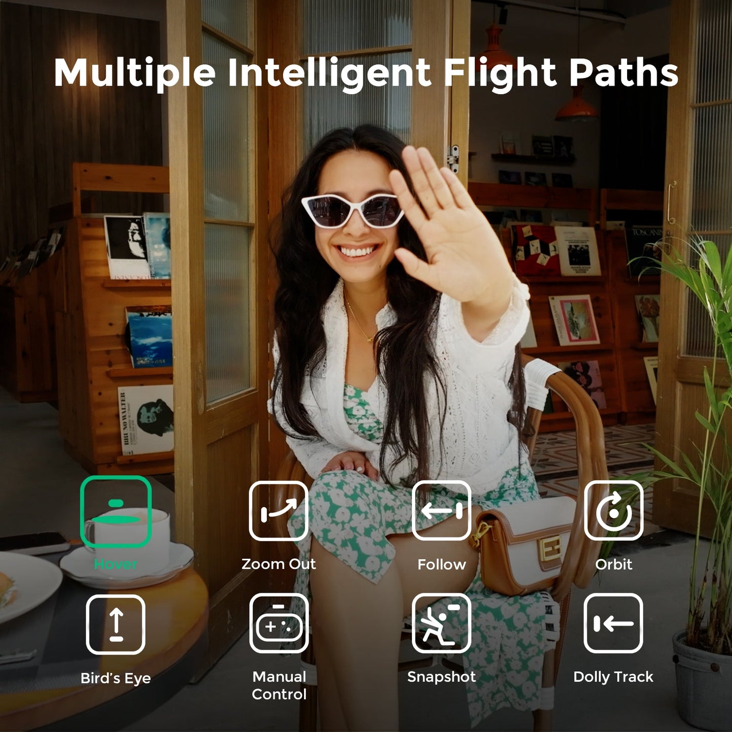 HOVERAir X1 Action Camera Follow Me Drone White (Combo Plus)